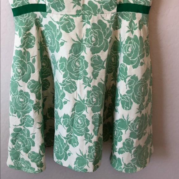 Antonio Melani Green Rose Floral Dress - Picture 3 of 9